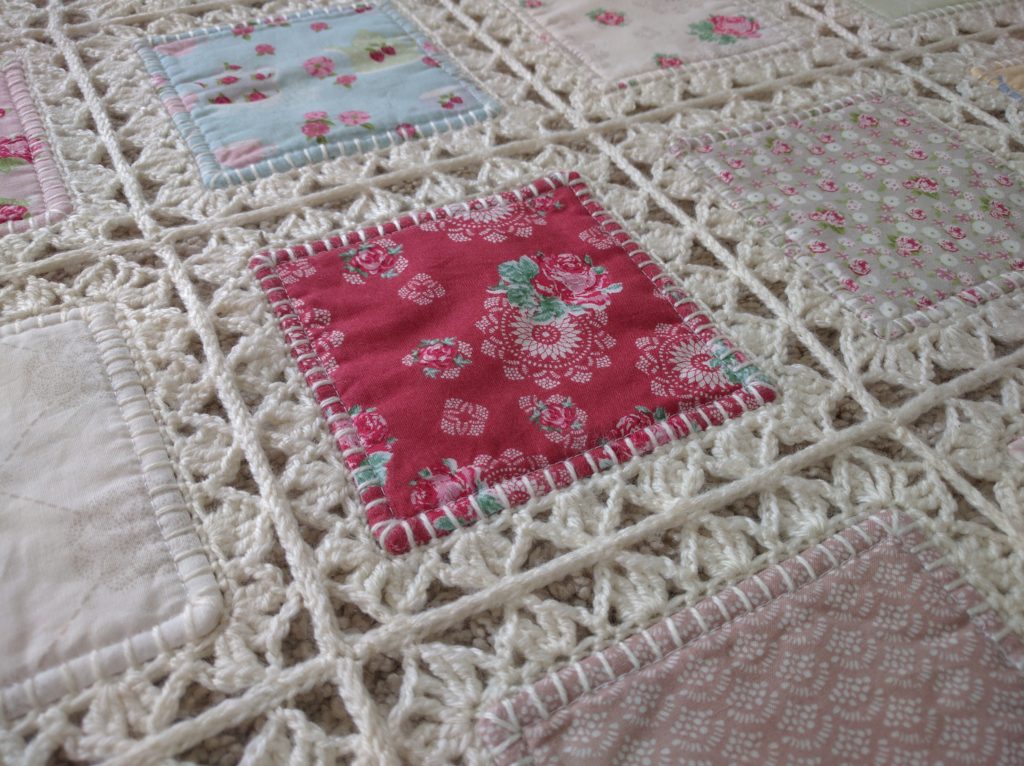 High tea crochet quilt sale